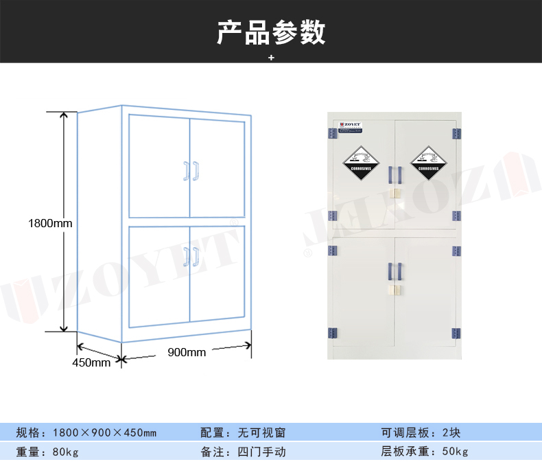 四門無(wú)可視窗實(shí)驗(yàn)室pp藥品柜產(chǎn)品尺寸：.jpg